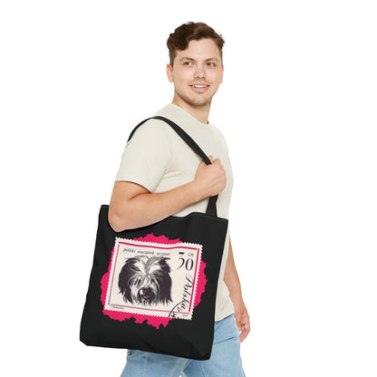 Sheepdog Stampart Tote Bag Bags