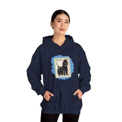 Poodle Hoodie Blue StampArt Sweatshirt