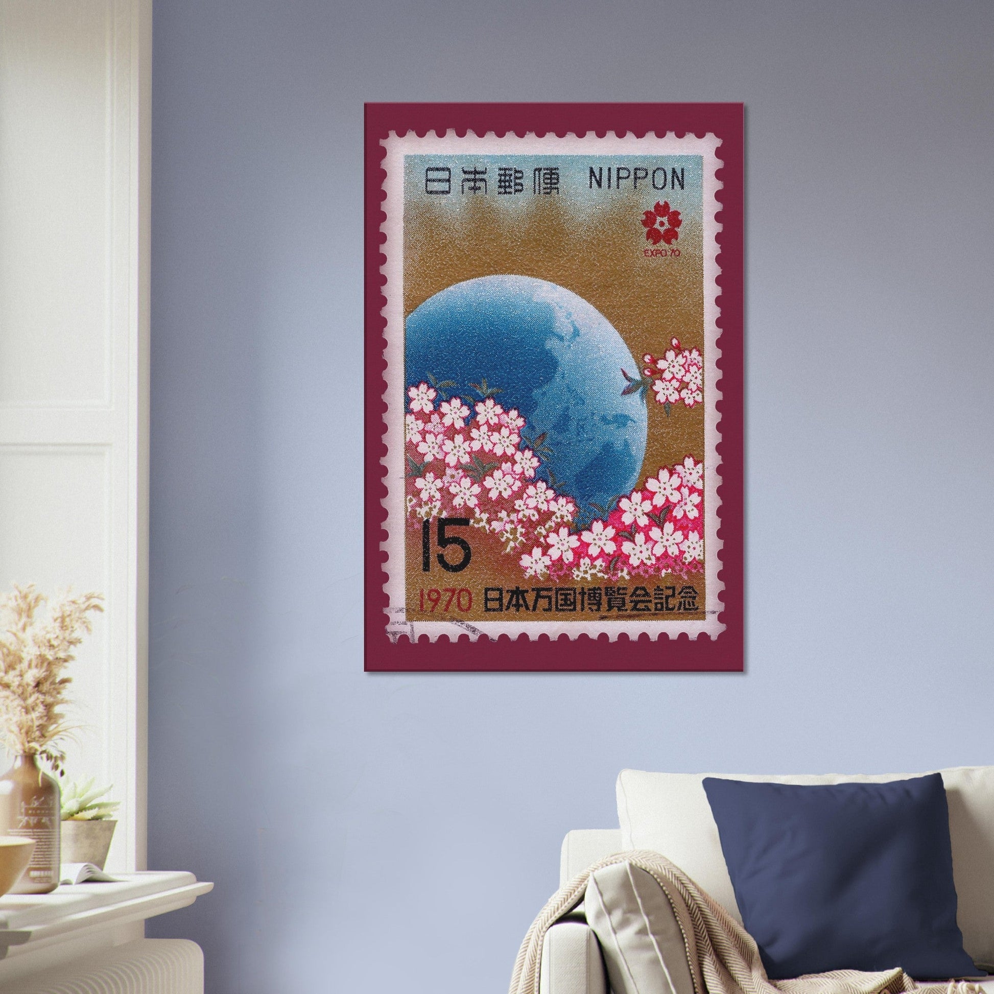 Cherry Blossom 1970 Japan Canvas Print Material