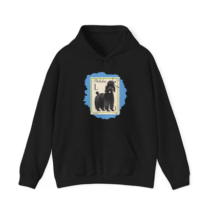 Poodle Hoodie Blue StampArt Sweatshirt