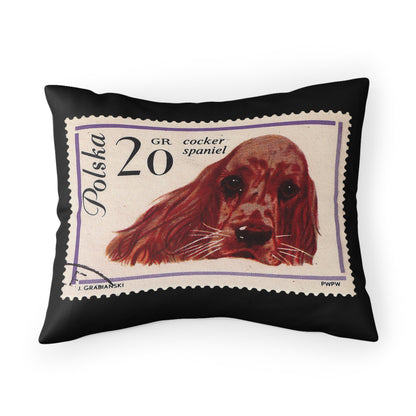 Cocker Spaniel Stampart Black Pillow Case 26 X 20 Home Decor