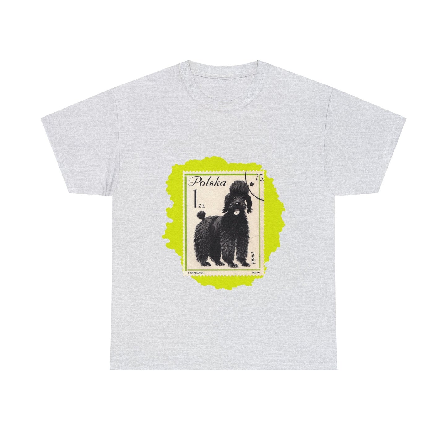 Poodle Stampart Cotton Tee Ash / S T-Shirt