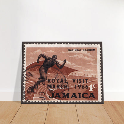 Running Jamaica 1966 Canvas Print Material