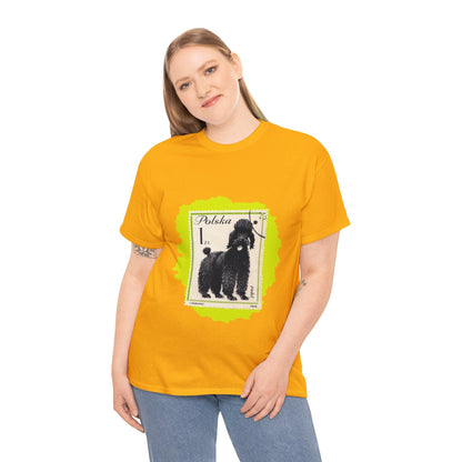 Poodle Stampart Cotton Tee T-Shirt