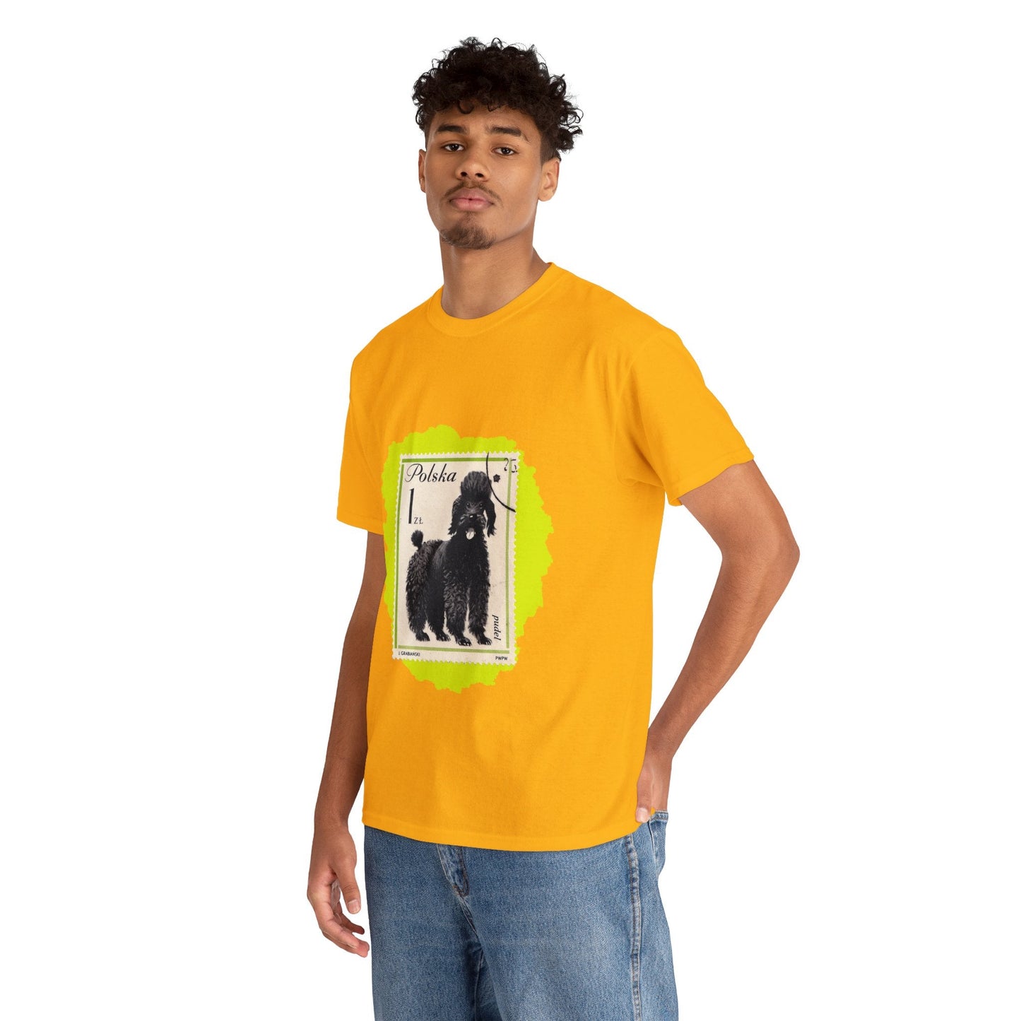 Poodle Stampart Cotton Tee T-Shirt