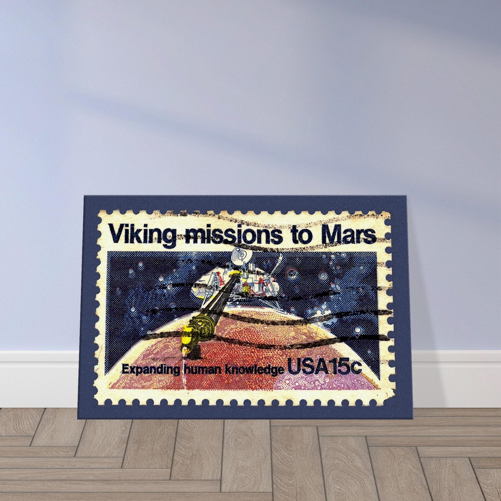 Viking Mission To Mars 1978 Canvas Print Material