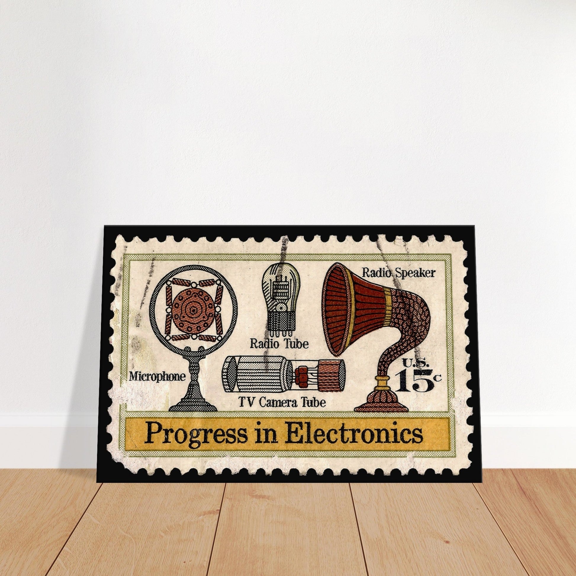 Progress In Electronics Tv And Radio 1973 Canvas Print Material