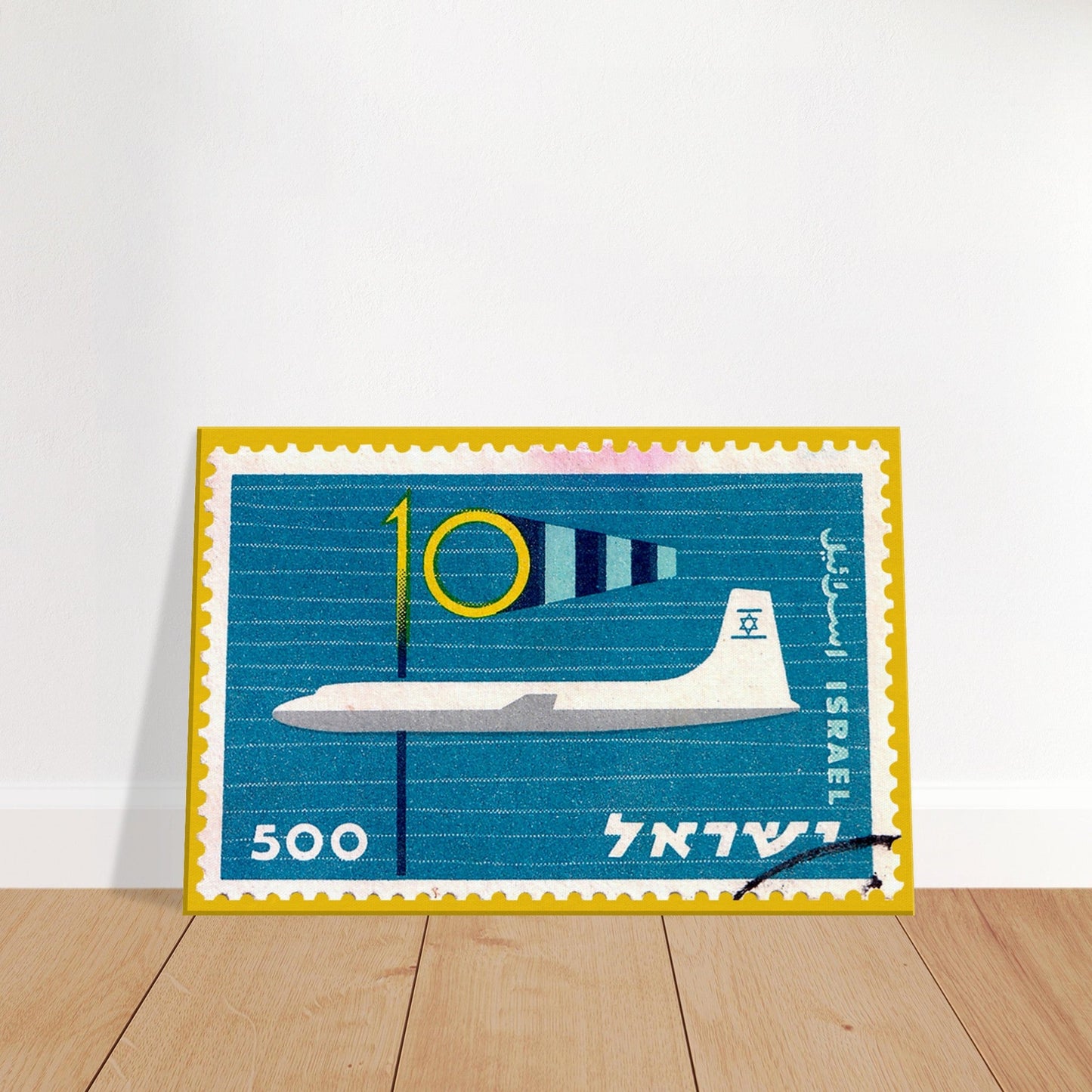 10 Years Of Aviation Israel 1959 Canvas Print Material