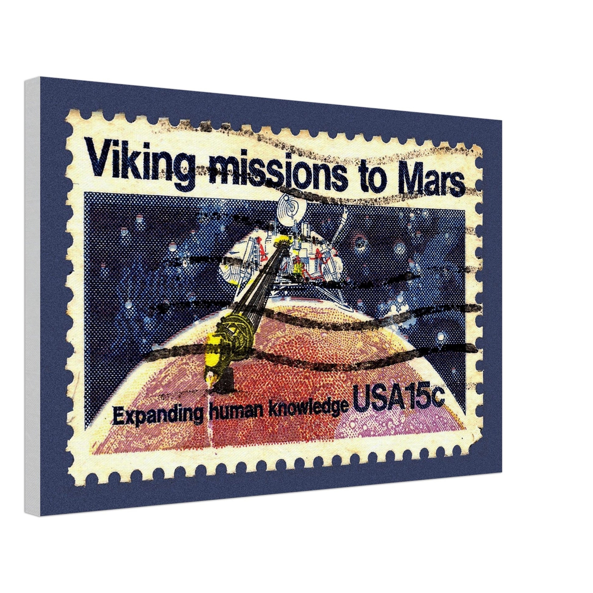 Viking Mission To Mars 1978 Canvas Print Material