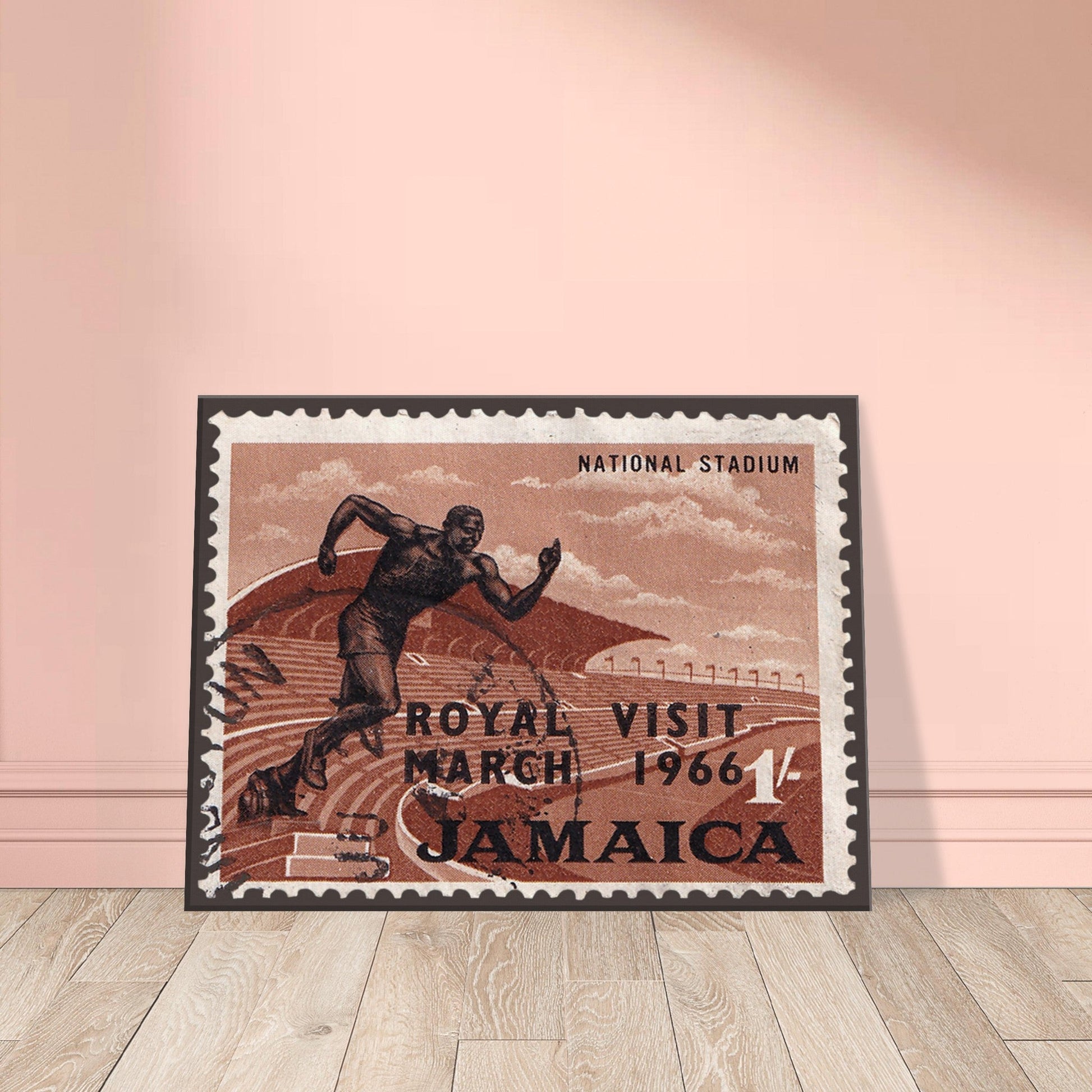 Running Jamaica 1966 Canvas Print Material