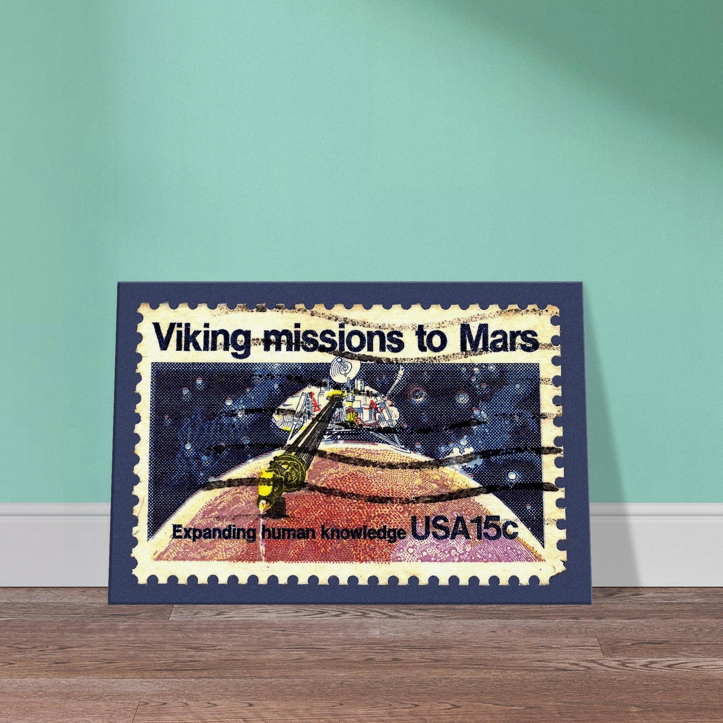 Viking Mission To Mars 1978 Canvas Print Material