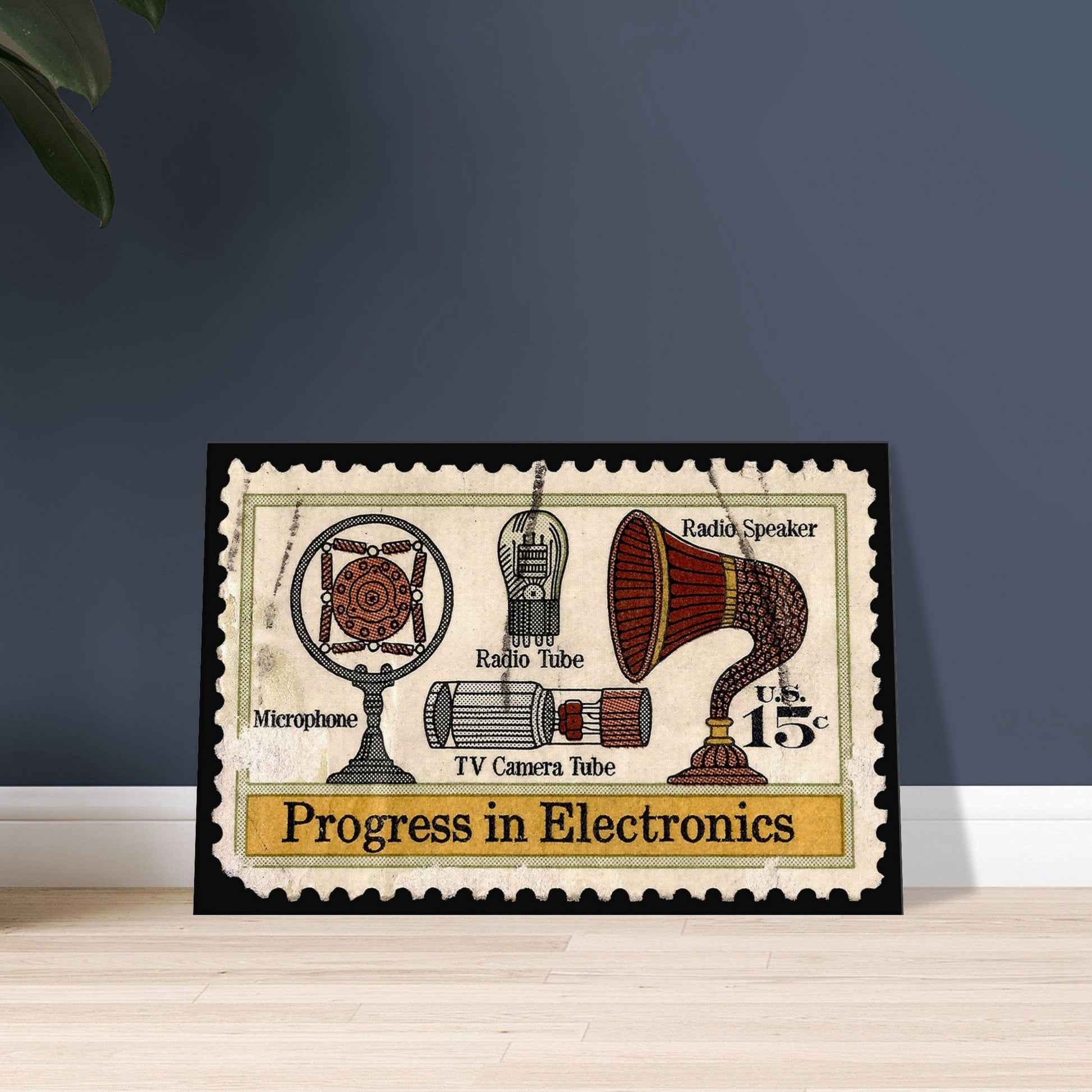 Progress In Electronics Tv And Radio 1973 Canvas Print Material