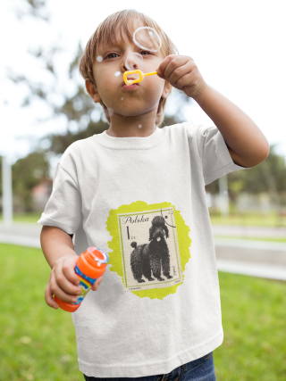 Green Poodle Kids Cotton Tee