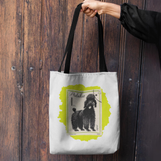 Poodle StampArt Tote Bag