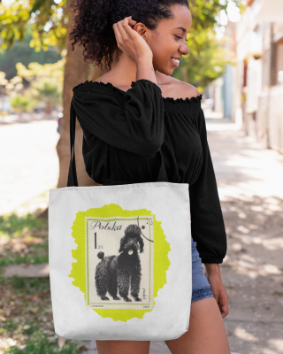 Poodle StampArt Tote Bag