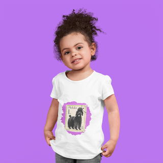 Pink Poodle Kids Cotton Tee